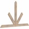 Ekena Millwork Saratoga Smooth Timber Gable Bracket, Douglas Fir, 60"W x 38"H x 1 1/2"D x 3 1/2"F, 15/12 Pitch GBW060X38X0204SAR00SDF - alternate 2